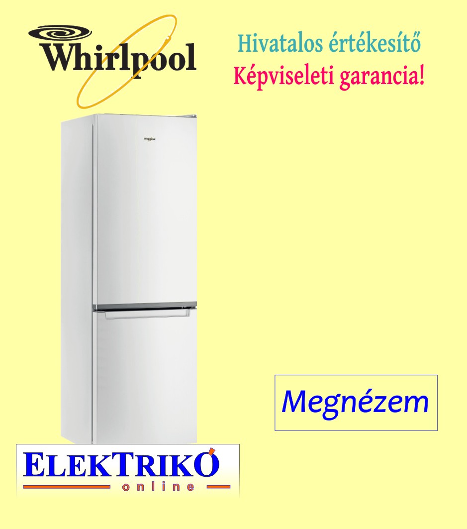 Whirlpool W5 821E W2 alul fagyasztós hűtőszekrény 